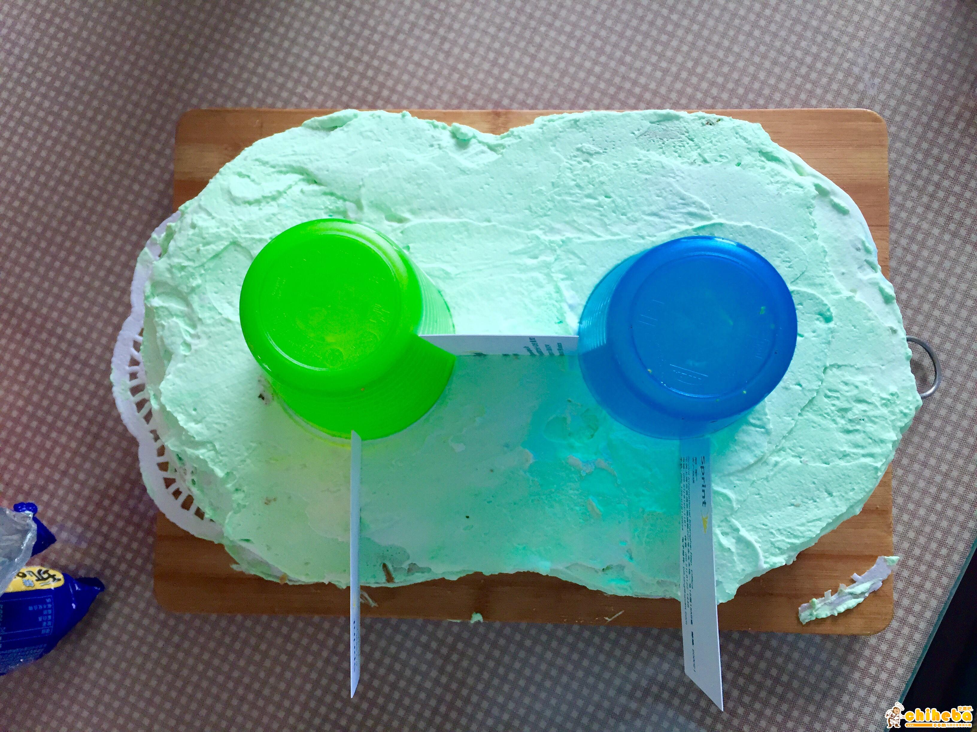 3岁创意数字生日蛋糕的做法 步骤5